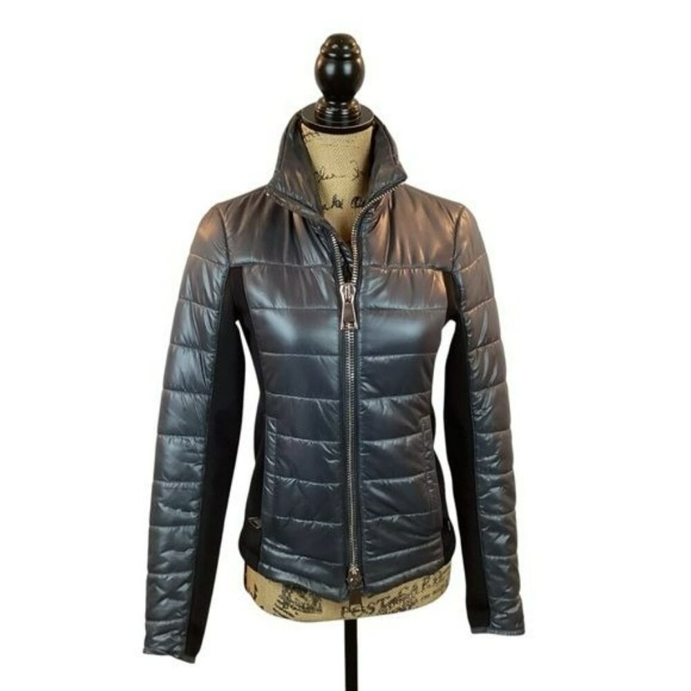Authier Alta Badia Italian Jacket Womans 40 Primaloft High Neck Zip Closure